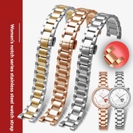 Lady Notch Stainless steel Watchband for Cartier PASHA Michael Kors Folli Follie Watch women Strap M