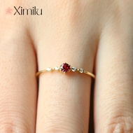 Original 18k Gold Ruby Ring Girls Jewelry silver 925 original ring for women rings men korean jewelry cincin lelaki cincin perempuan couple cincin emas korea 戒指