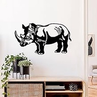 Stylish Black Decorative Metal Wall Accessory, 39 x 70 cm, 100% Metal, 1.5 mm Thick, Lightweight & E