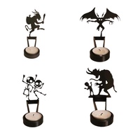 Halloween Shadow Candle Holders, Candle Holder Table Decorations, Halloween Shadow Tea Lights, Decor