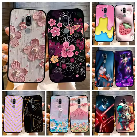 For LG G7 ThinQ G7 Plus Case Fashion Soft Silicone TPU Bumper Phone Cover For LG G 7 G7ThinQ G7+ G7P
