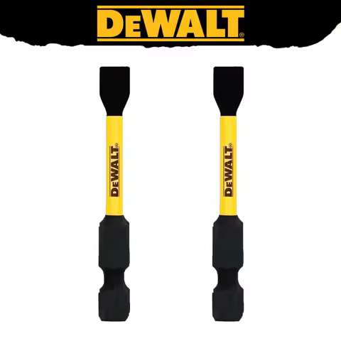 DEWALT SL8 57MM Slotted Impact Drill Bits HSS High Hardness Impact Electric Screwdriver Batch Head 2