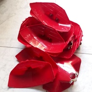 Large/small lawn mower grass barrier