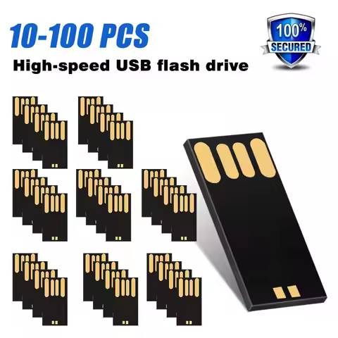 10-100pcs USB 128GB 2.0 Semi-finished Chip USB 2.0 Flash Drive Pendrive 2GB 4GB 8GB 16GB 32GB 64GB M