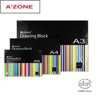 Besform Drawing Block, 135gsm, 20 sheets, A5/A4/A3