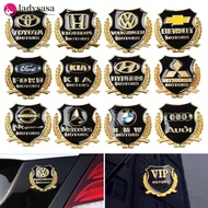 Ladysasa 3D Metal Car VIP Motors Emblem Badge Decal Trunk Emblem Rear Body Tailgate Accessory Adhesi