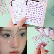 Hot Sell Diamond Stickers Makeup Gem Eye Face Body Jewel Crystal Rhinestone Stickers for Festival Pa