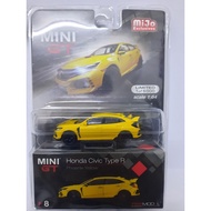 HONDA CIVIC TYPE R MINI GT MIJO EXCLUSIVE (FK8 YELLOW)