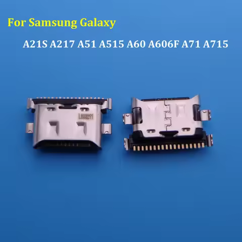 20-100pcs USB Charging Port Dock Socket Charger Connector For Samsung Galaxy A21S A217 A51 A515 A60 