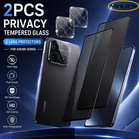 For Xiaomi 17 Pro 17T 15T Pro 15T 14T Pro 14T 13T Pro 12Lite 11T 10T 2PCS Privacy Glass + 2 Lens Fil