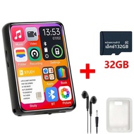เครื่องเล่นเพลงแบบพกพา 丨MP3 MP4 丨หน้าจอสัมผัสเต็มรูปแบบ丨 รองรับการเล่นเพลงแบบไร้การสูญเสียคุณภาพ丨5.4