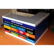VINYL STICKER FOR COUNTER TABLE hp & ACCESSORIES (CUSTOM NAME COUNTER)