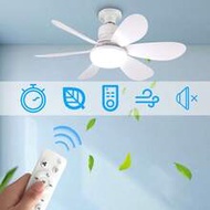 40W Lamp Base Ceiling Fan Light, 20.5" Screw-In Ceiling Fan With Light And Remote Control, E27 Lamp 
