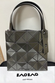Baobao Bao Bao Issey Miyake Japan Black Grey Gunmetal CARAT Tote Handbag Bag 日本 三宅一生 黑炭灰色 令身 手提袋 包 F