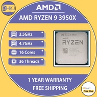USED AMD Ryzen 9 3950X R9 3950X 3.5 GHz 16-Core 32-Thread CPU Processor 7NM L3=64M 100-000000051 Soc