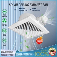 Solar 12V exhaust fan Household kitchen Bathroom Toilet Ventilation Roof Ceiling Duct type Ventilator Outdoor Basement Office Exhaust Fan