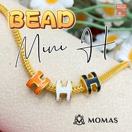 999 Mini H MINI H 999 GOLD Momas Jewellery Emas 999 Bead Charm Pdr Loket Emas Bajet Hadiah