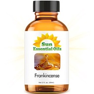 (Sun Organic) Frankincense (2 fl oz) Best Essential Oil - 2 ounces (59ml)-