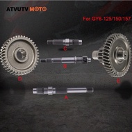 Motorcycle Engine Gearbox Drive Shaft Transmission Gear For Gy6 125cc 150cc 152qmi 157qmj 1p52qmi 1p