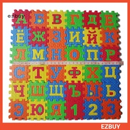 ezbuy 36Pcs/Set Russian Alphabet Jigsaw Carpet EVA Baby Kids Puzzle Learning Mat Toy