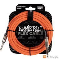 Ernie Ball Flex Instrument Cable 20FT Straight/Straight สายเคเบิ้ล สายแจ็ค