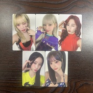 OFFICIAL LE SSERAFIM FEARNADA SPECIAL PHOTOCARD CHAEWON SAKURA YUNJIN KAZUHA EUNCHAE