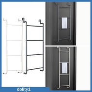 [Dolity1] 4 Tier over The Door Towel Rack Towel Storage Holder Towel Ladder Iron Space Saving for Be