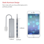 Lenovo USB C Hub, Type C Adapter with 6 USB 3.0 Ports, 4K HDMI , 5 in 1 , 10 in 1 , 4 USB Ports , Et