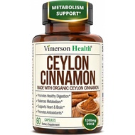 Organic Ceylon Cinnamon Capsules (Canela de Ceylan) – 60 Easy-Swallow Caps