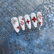 4-leaf clover nail Sticker, nail Sticker