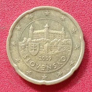 koin Slovakia 20 Euro Cent 2009-2020