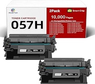 057H High-Yield Toner Cartridge (2-Pack) Replacement for Canon 057/057H/CRG-057 Toner Cartridge with