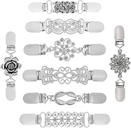 8 PCS Cinch Clip for Retro Sweater Clip,Dress Clip Back Cinch Shawl Cardigan Collar Pant Waist Tight