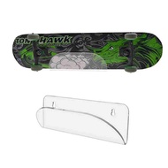 BiJun Skateboard Wall Mount Display Rack Skateboard Hanger Wall Mount Deck Clear Display and Storage
