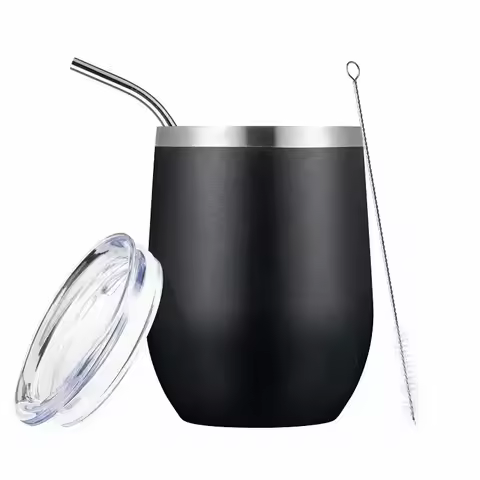 Yerba Mate Gourd Set Double-Wall Stainless Steel Mate Tea Cup and Bombilla Set Includes Yerba Mate G
