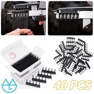 40PCS 6D Hair Extension Bucle 6D Hair Extension Clip Hair Styling Tool GEN2