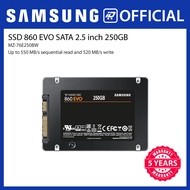 Samsung SSD 860 EVO SATA III 2.5 inch 250 GB (MZ-76E250BW)