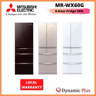Mitsubishi MR-WX60G Folio Series 6 Door Fridge 588L