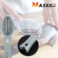 MAXEKO 🕊 Pembersih Pengikis Sisik Ikan Berus Pengupas Makanan Laut Alat Dapur Gajet Berus Sisik Ikan