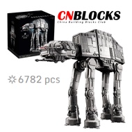 UCS Star Wars MOC Bricks AT-AT 75313 (6782 Pcs) Large Building Block Figurines Collectibles Toys Gif