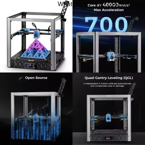 Sovol SV08 Core-XY 3D Printer Open Source, Max 700mm/s High Speed 3D Printers with 300℃ Clog-free Ho