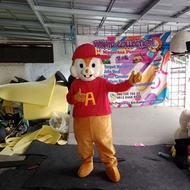 Alvin squirrel clown costume