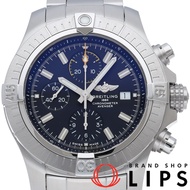 Breitling Avenger Chronograph 45 A13317/A13317101B1A1，不鏽鋼，男士手錶，黑色，拋光，成色極佳，附錶盒、保固卡，二手。