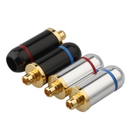1 Pair Earphone Pin MMCX Plug Audio Jack Gold Plated Copper DIY Custom Splice Adapter For UE900 SE53