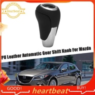 [Hot-Sale] Car Automatic Gear Shift Knob Leather Shift Lever for Mazda 3 5 8 MX-5 CX-5 CX-7 CX-9