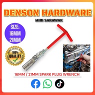 T-Socket Spark Plug Wrench (Spiral) Flexible T Socket Spark Plug Wrench With Spring 16mm / 21mm
