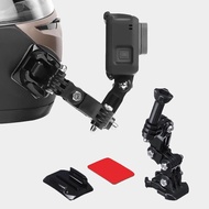 For DJI Action2 Front Side Helmet Accessories Set J-shaped Buckle Base Support Mount for Insta360 one x2 RS GoPro 10 9 Xiaomi Yi
