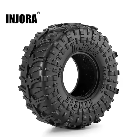 INJORA 39*15mm 0.7" HAMROK Tires for 1/30 Axial SCX30 (T7027)