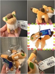 宮崎駿動畫 天空之城 風之谷 狐松鼠 公仔掛件 8cm 火狐狸 松鼠掛件 鑰匙扣 全新帶標牌 吉卜力  宮崎駿動畫 天空之城機器人肩膀上的狐松鼠ジブリ ナウシカ ふんわりキーホルダー キツネリス 風の