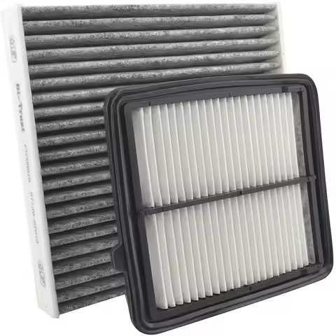 Bi-Trust Combo Set Engine & Carbon Cabin Air Filter for Honda Insight 2010-2014 L4 1.3L